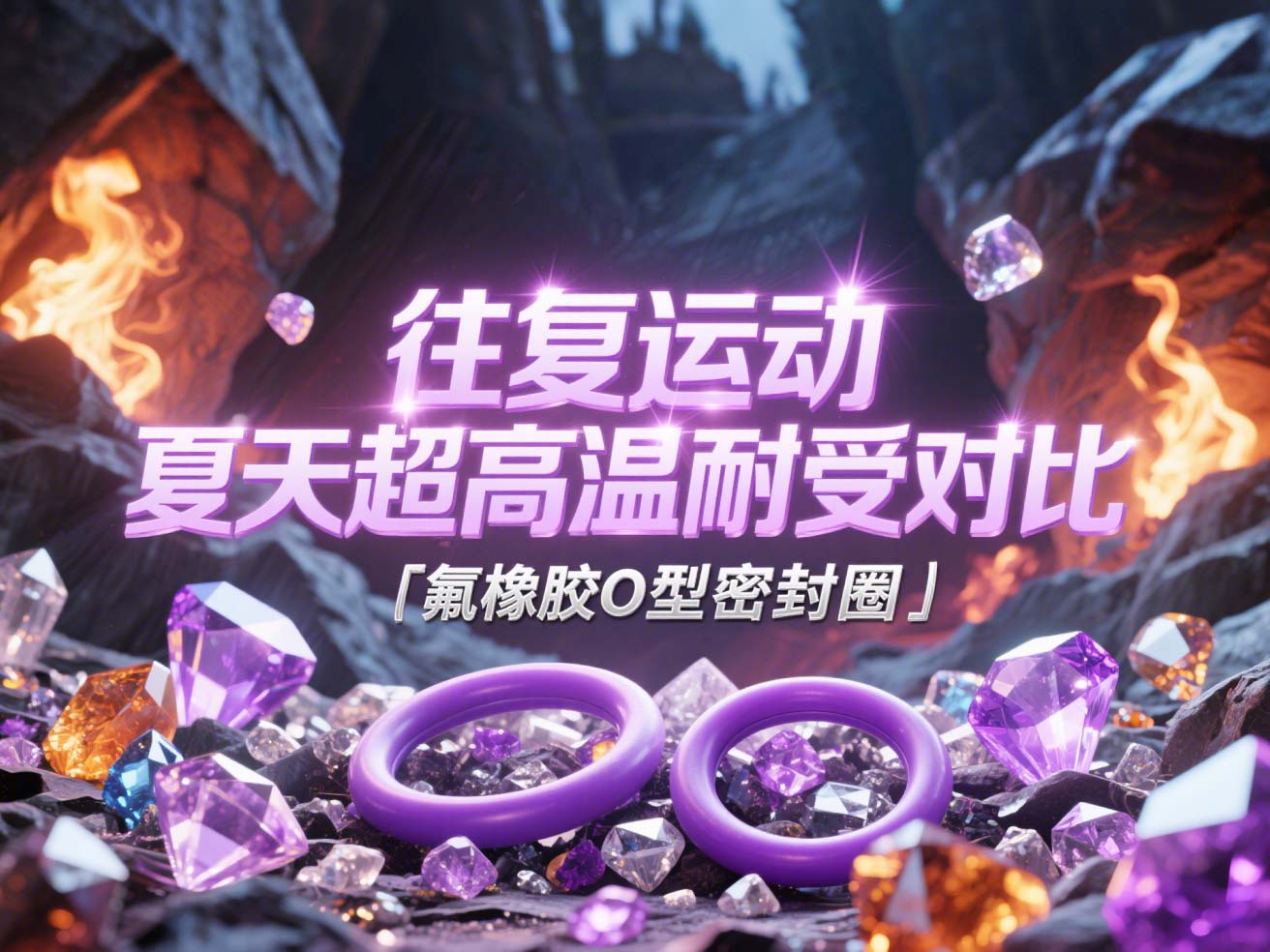 氟橡膠O型密封圈 ? 往復(fù)運(yùn)動(dòng)夏天超高溫耐受對(duì)比！?