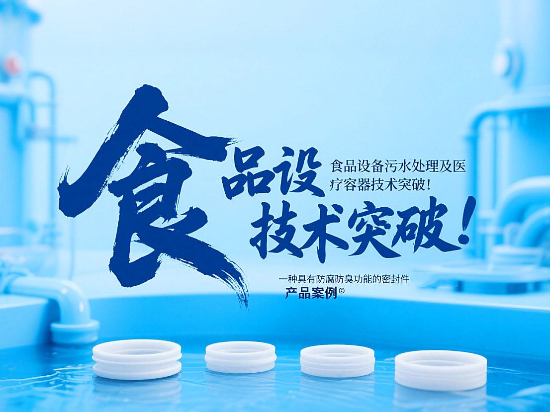 專(zhuān)利產(chǎn)品案例 ? 一種具有防腐防臭功能的密封件：食品設(shè)備污水處理及醫(yī)療容器技術(shù)突破！