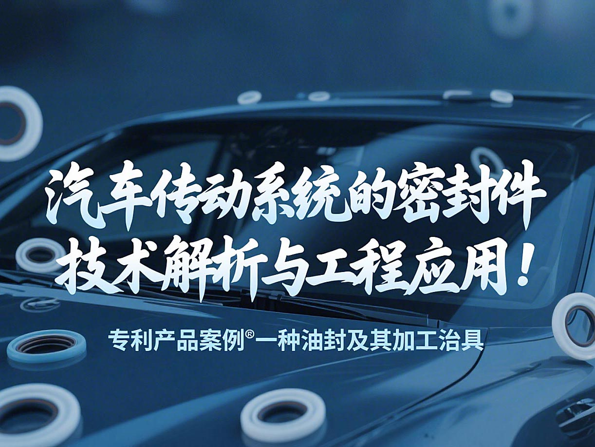 專利產(chǎn)品案例 ? 一種油封及其加工治具：汽車傳動系統(tǒng)的密封件技術(shù)解析與工程應(yīng)用！